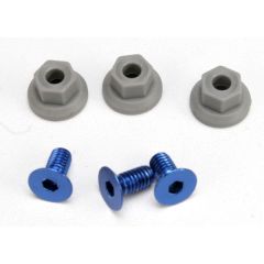 Wing mounting hardware (4x8mmCCS (aluminum)(3)/ 4x7mm flang