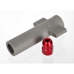 Antenna crimp nut aluminum (red-anodized)/antenna nut tools