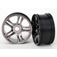 Wheels split-spoke (black chrome) (front) (2)