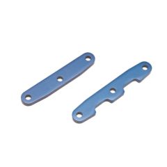 Bulkhead tie bars front & rear aluminum (blue-anodized)