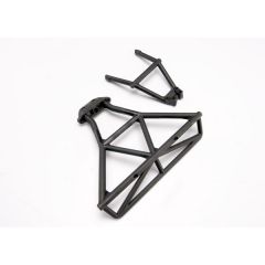 Bumper rear/ bumper mount rear (black)