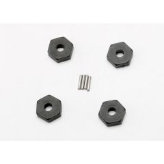 Wheel hubs hex (4)/ axle pins (1.5x8mm) (4)