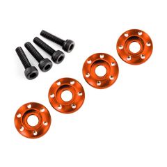 Wheel nut washer machined aluminum orange / 3x12mm CS (4)