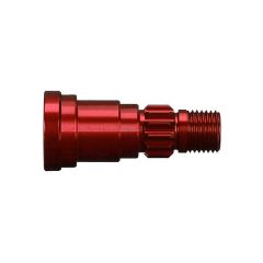 Stub axle aluminum (red-anodized) (1)