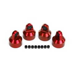 Shock caps aluminum (red-anodized) GTX shocks (4)/ spacers