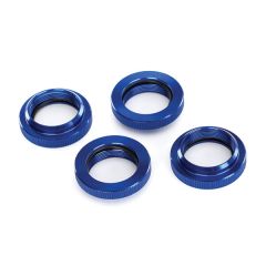 Spring retainer (adjuster) blue-anodized aluminum GTX shoc