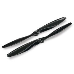 Aton rotor blade set black (2) (with screws)