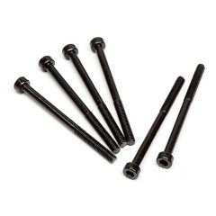 HPI SPARES CAP HEAD SCREW M3X42MM (BLACK/6PCS) (HPI7)