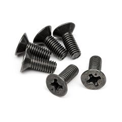 HPI SPARES FLAT HEAD SCREW M3 X 8MM (6 PCS) (HPI7)