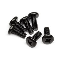 HPI SPARES BINDER HEAD SCREW M4X10MM (6PCS) (HPI7)