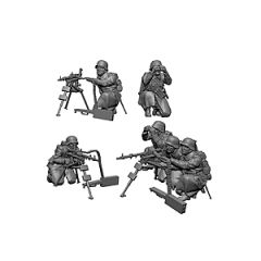 Ger. Machine-gun w/Crew (Winter Uniform)