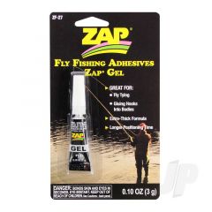 Fly Fishing Adhesives Zap Gel (0.10oz 3g)