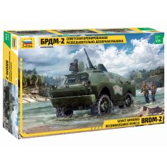 Zvezda 1/35 Soviet Armored Reconnaissance Vehicle BDRM-2 3638