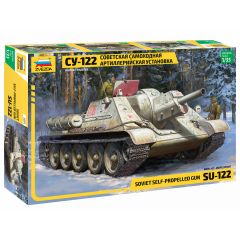 Zvezda 1/35 Soviet tank Destroyer SU-122 3691