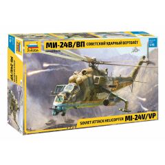  Zvezda 1/48 Soviet Attack Helicopter MI-24V/VP 4823